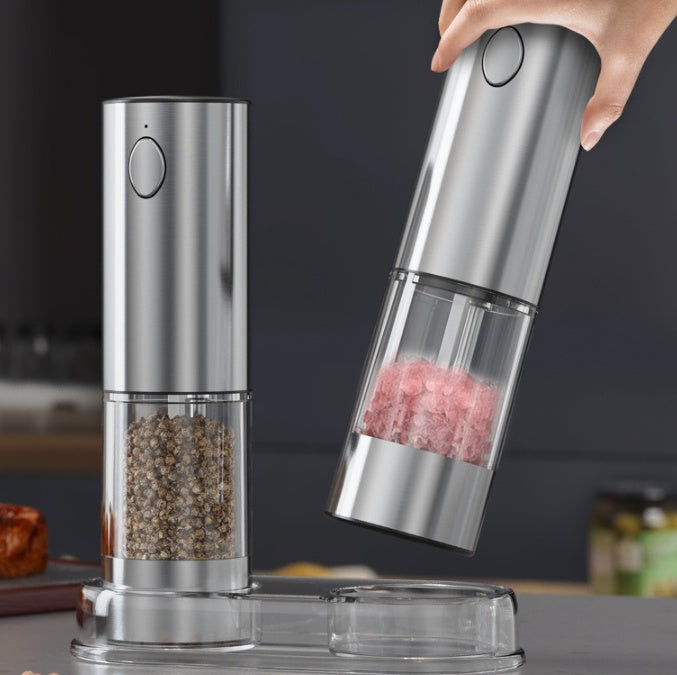Charging Grinder Electric Rose Salt Pepper