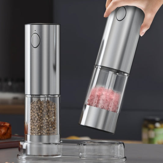 Charging Grinder Electric Rose Salt Pepper