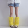 Autumn-Winter Warm And Thickening Catwalk Show Plush Leg Warmer