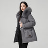 Hooded Padded Cotton Coat Women