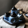 Japanese Style Ceramic Hefeng Seasoning Pot Set Restaurant Household
