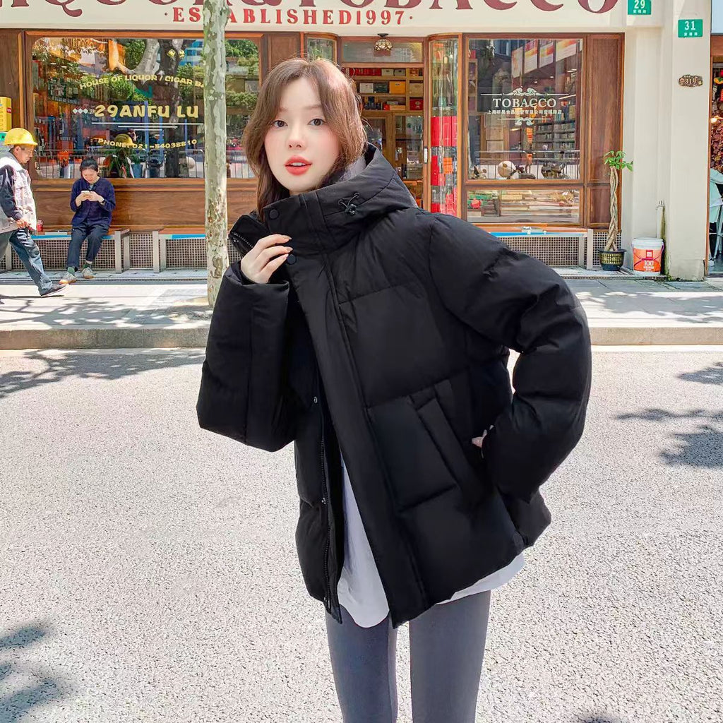 Fashion Thick Loose-fitting Hoodie Small Women's Coat