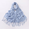 Autumn And Winter Cashmere-like Solid Color Long Scarf