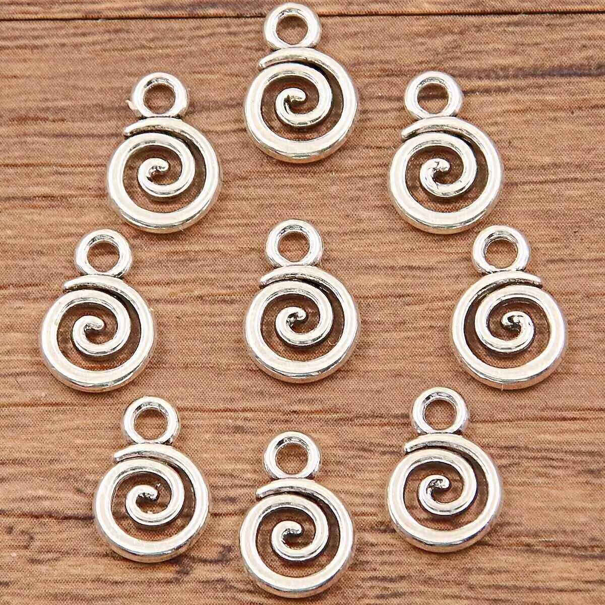 Double-sided Hollow Circle Pendant Alloy Ornament Small Accessories