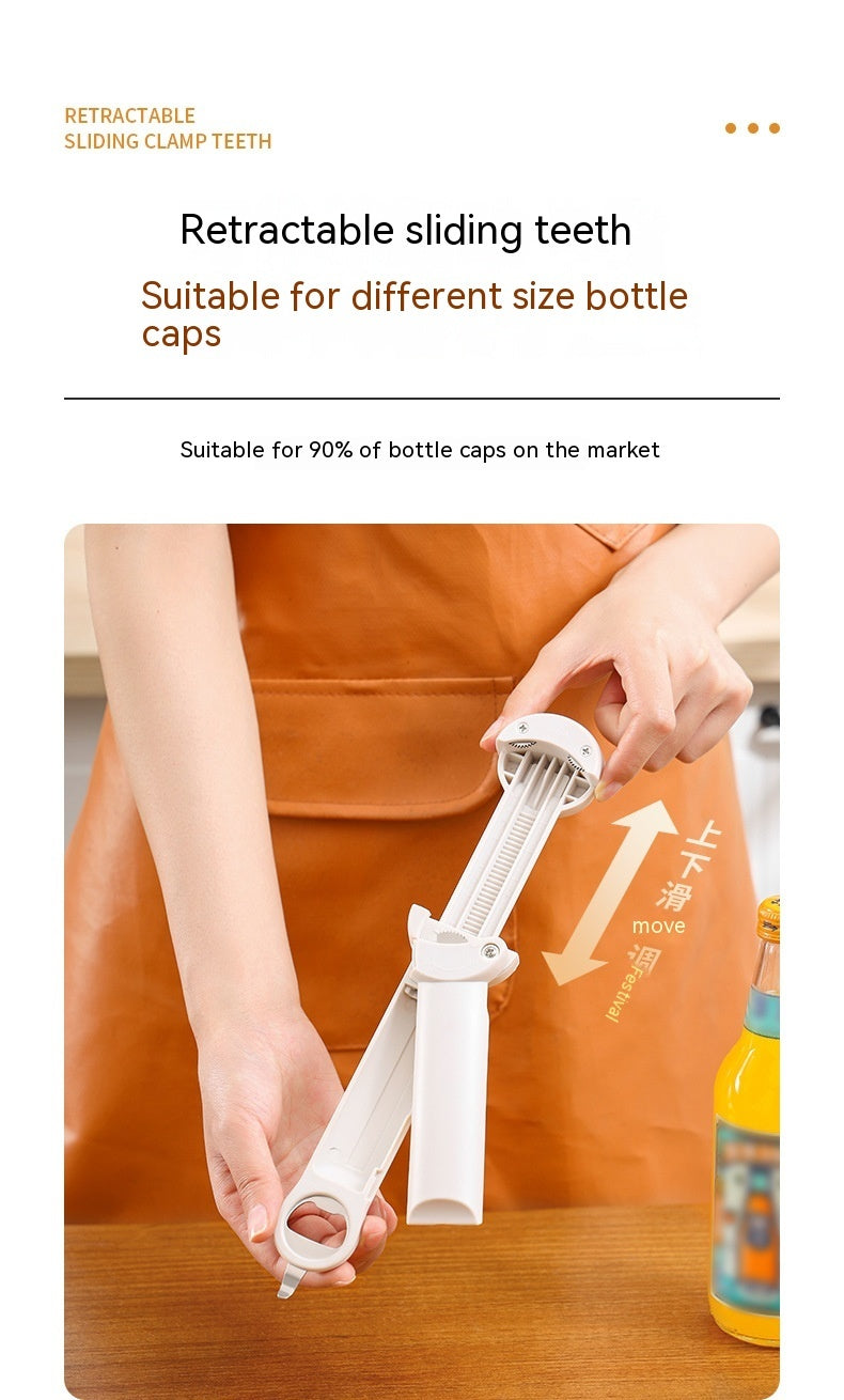 Adjustable Telescopic Anti Slip And Labor-saving Lid Opener