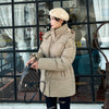 Women's Mid-length Thickened Minority Fashion Temperament Cotton-padded Jacket