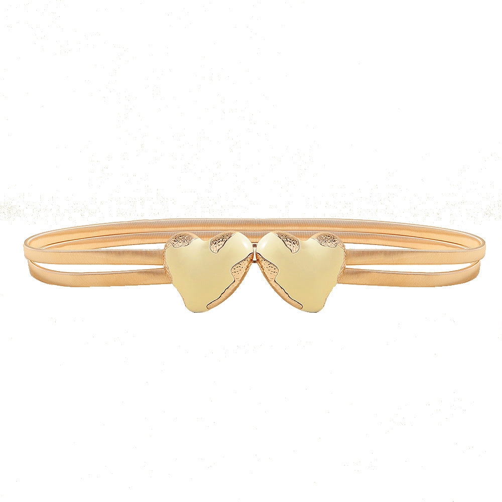 Simple Decorative Waist Chain Versatile Love Buckle