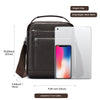 Hand-carrying Multifunctional Textured Shoulder Messenger Bag
