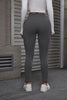 Autumn And Winter Women's Velvet Lift Hip Tight Pants With Elastic High Waist Sports Tight Pants