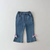Product Girls Micro-elastic Denim Bell-bottom Pants