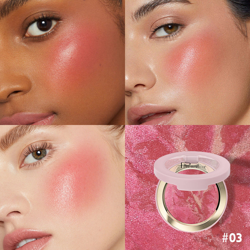 Mixed Blusher Highlight 2-in-1 Long-lasting Natural Waterproof Repair