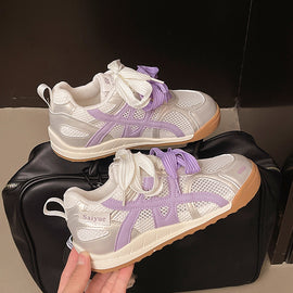 Mesh Breathable German Training Shoes Women's All-match Casual Easy Wear Borad Shoe