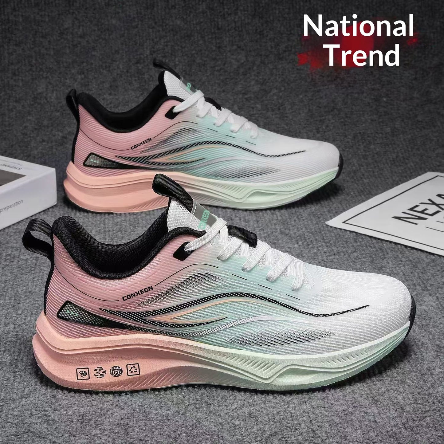 Mens Spring Autumn Fashionable Trendy Casual Running Shoes