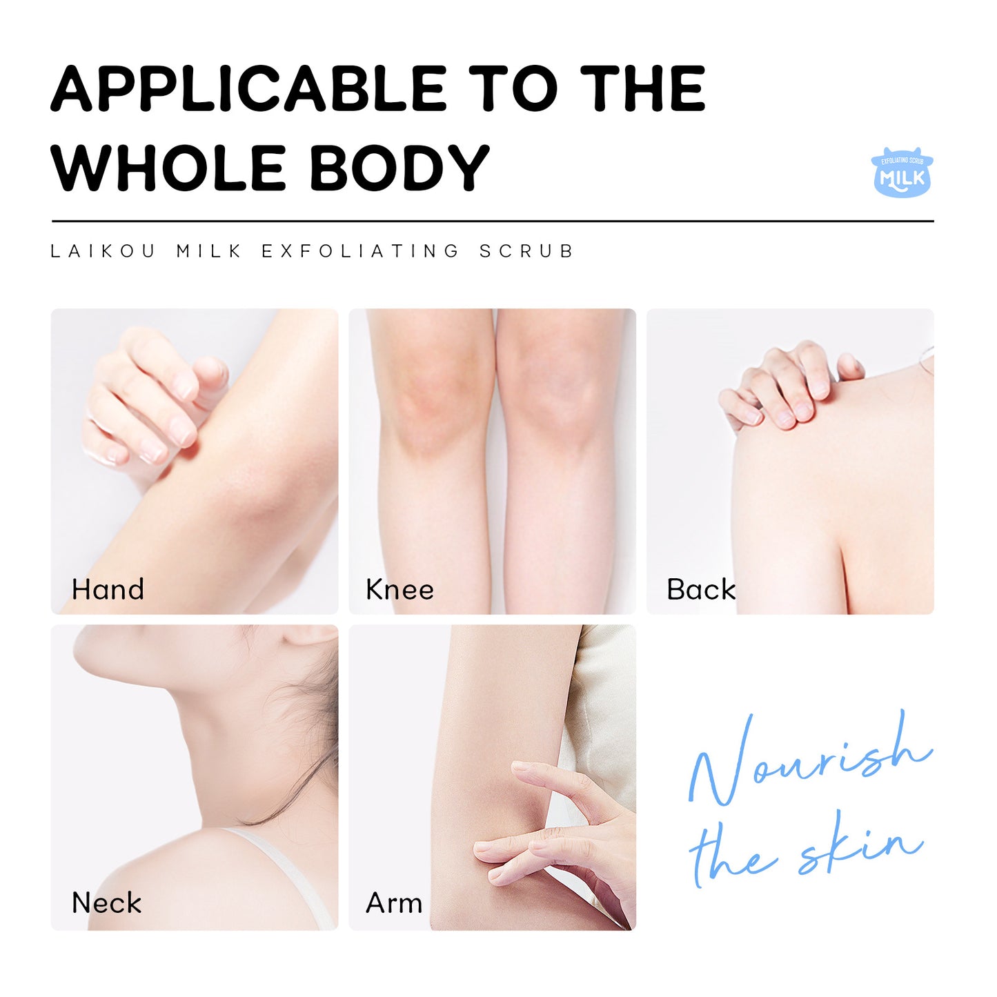 90g Softening Skin Skin Cleaning Milk Facial Scrub