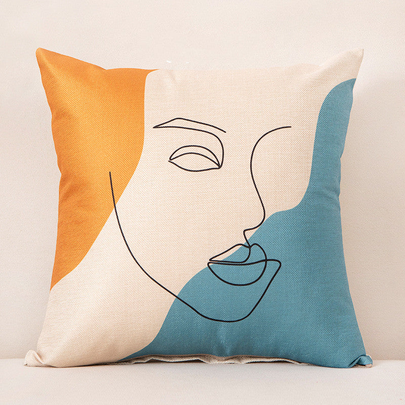 Cushion cover creative stripe decorative surface pillowcase