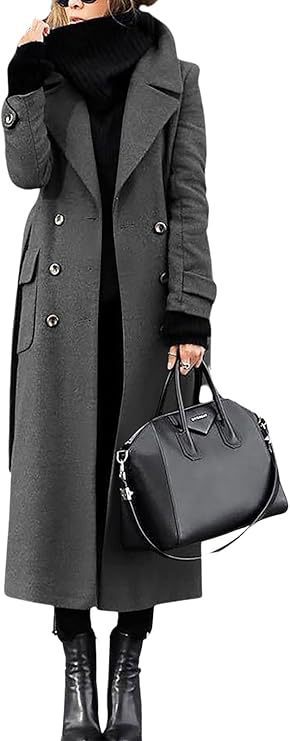 Thick Wool Women's Coat Extended