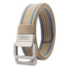 Alloy Double Ring Buckle Woven Nylon Tactical Sports Outdoor Waist Belt