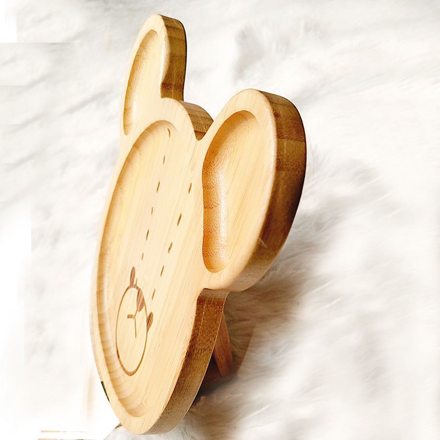 Bamboo children's cartoon plate