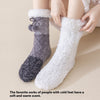 Lambswool Thickened Warm Mid-calf Length Socks Non-slip Floor Socks
