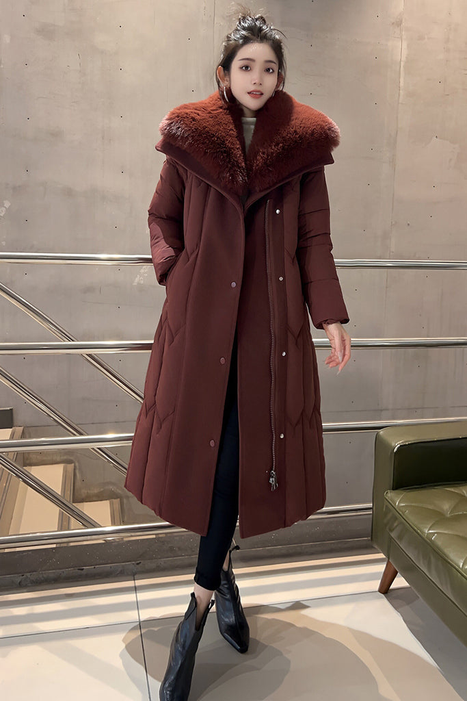 Temperament Plus Size Fashionable Elegant Cotton-padded Jacket
