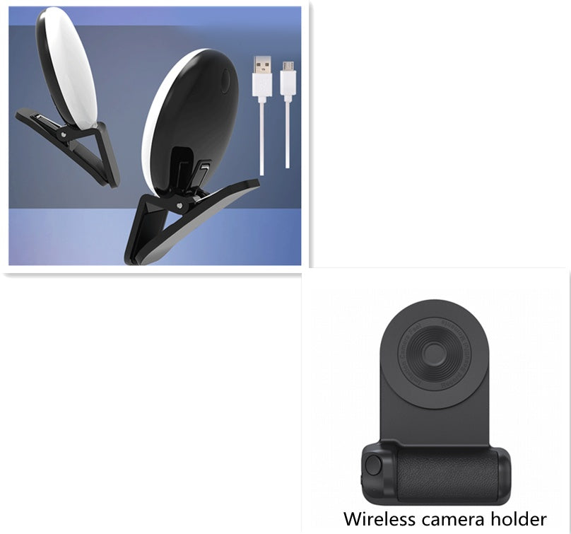 Beauty Round Live Clip External LEDmini Small Q Mobile Phone Selfie Fill Light