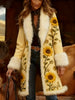 Women's New Long Sleeved Large Woolen Overcoat