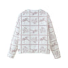 Retro Texture Printed Cotton-padded Jacket Coat