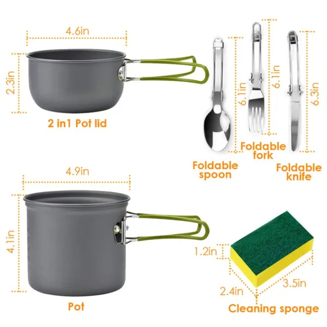 8 Camping Cookware Sets Camping Stove Cookware Sets