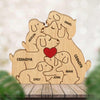 Personalized Wooden Ornaments With Dog Shaped Home Decor