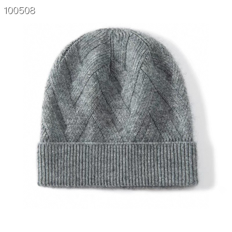 Autumn And Winter Pure Wool Hat Warm Outdoor Fashion Women's