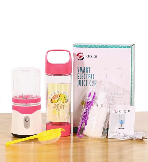 Double cup and six leaf juice cup large capacity small automatic carry-on electric new fashion ladies must