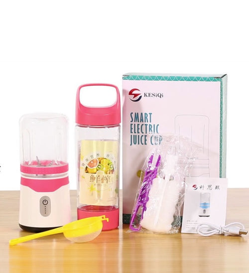 Double cup and six leaf juice cup large capacity small automatic carry-on electric new fashion ladies must