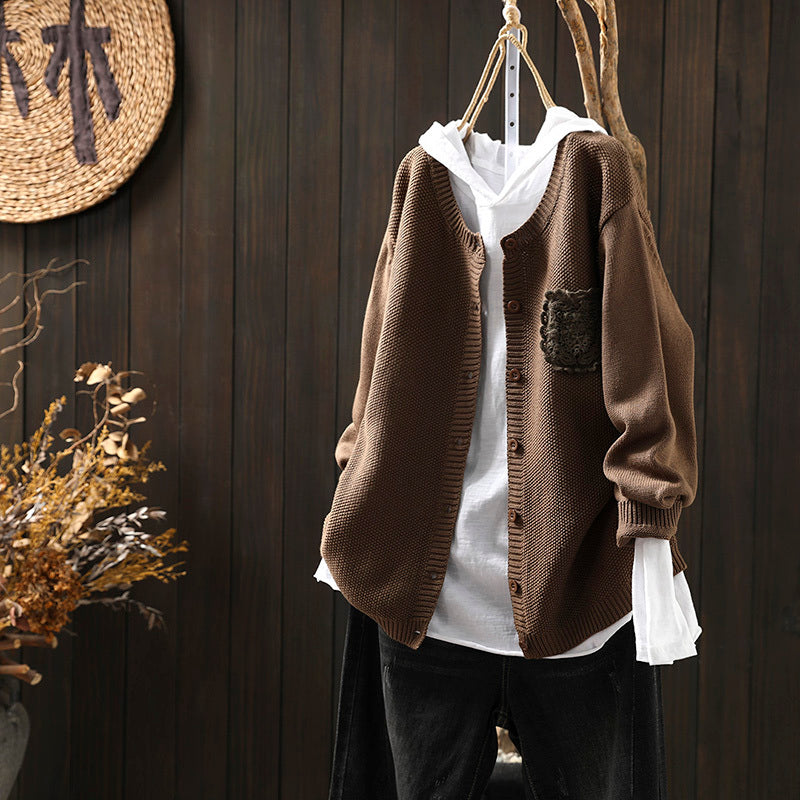 Autumn Casual Single-breasted Outerwear Top