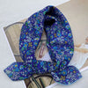 Cotton And Linen Small Square Towel Silk Scarf Female Korean Style Artistic