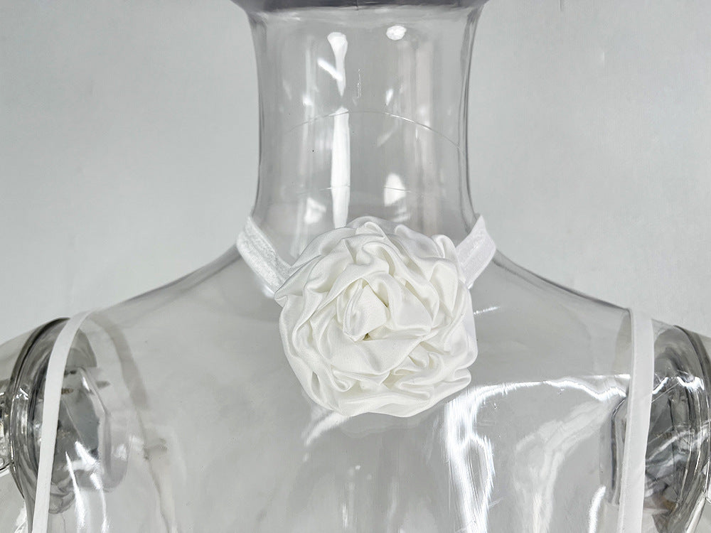 Sling Lace See-through Slim-fit Sheath Dress