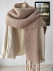 Women's Wool-like Autumn And Winter Solid Color Comfortable Scarf High Quality