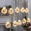 Creative LED Christmas Wish Orbs Curtain Light Decoration