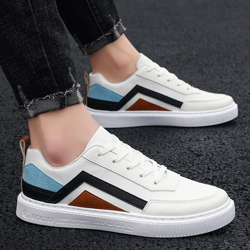 Casual white shoes college breathable sneakers