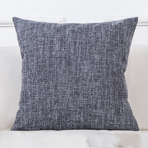 Solid color sofa pillowcase