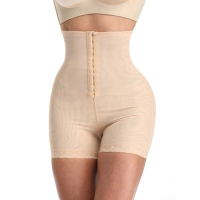 European And American Large Size Single-breasted High-waisted Abdomen Pants