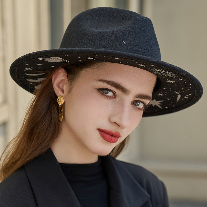Creative All-match Fashion Vintage Top Hat Women