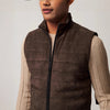 Leather Men's Horizontal Vest Jacket