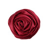 Rose Three-dimensional Bud Satin Fabric Flower Corsage Bridal Bouquet Ornament Accessories