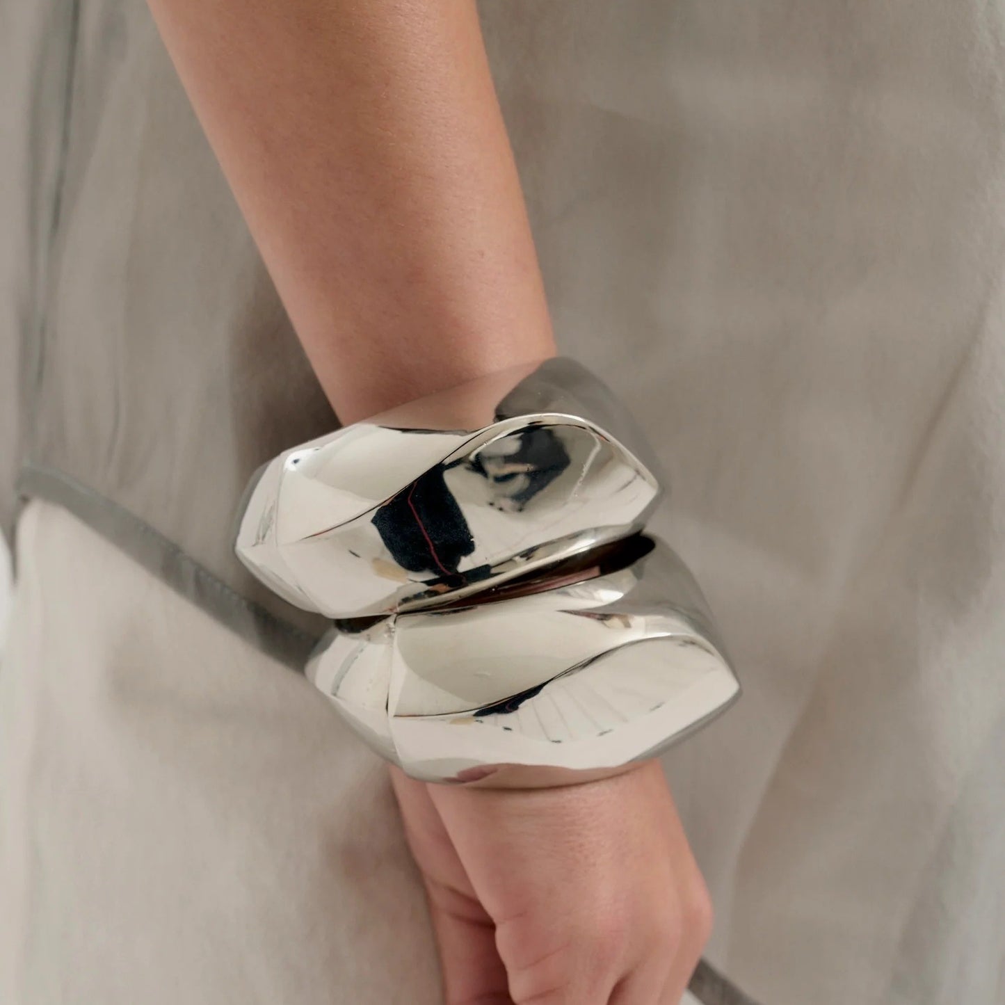 Exaggerated Wide Open Alloy Bracelet