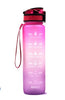 Plastic bottle frosted gradient bouncing cup water bottle sports bottle space cup travel cup