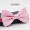 Men's Solid Color Formal Wear Wedding Business Casual Groom Groomsman Bow Tie