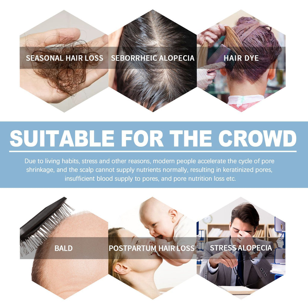 Thick And Tough Hair Care Scalp Massage Solution