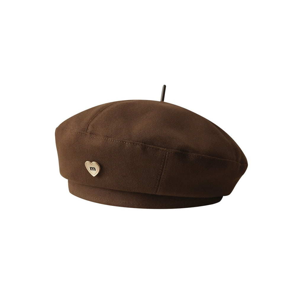 Brown Beret Women's Retro Elegant Hat