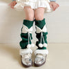 Lolita Bow Cute Knitting Wool Calf Socks