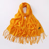 Autumn And Winter Cashmere-like Solid Color Long Scarf